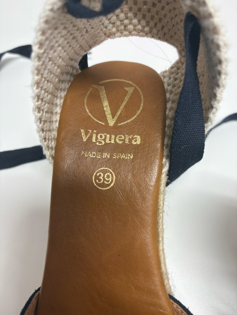 Viguera Valencian-Style Espadrilles With Jute Wedge - Size 39 (8.5 US) - Picture 6 of 14